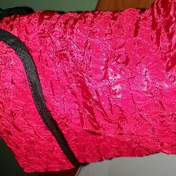 TanJay Red and Black Trim Size 16 Blazer Jacket - Picture 3 of 6